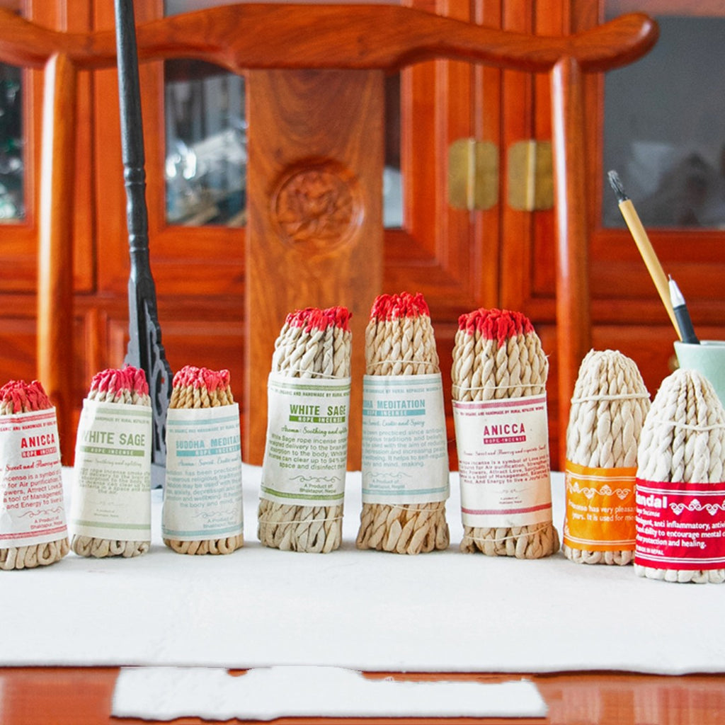 Handmade Sage Smudge Rope for Meditation, Cleansing & Relaxation