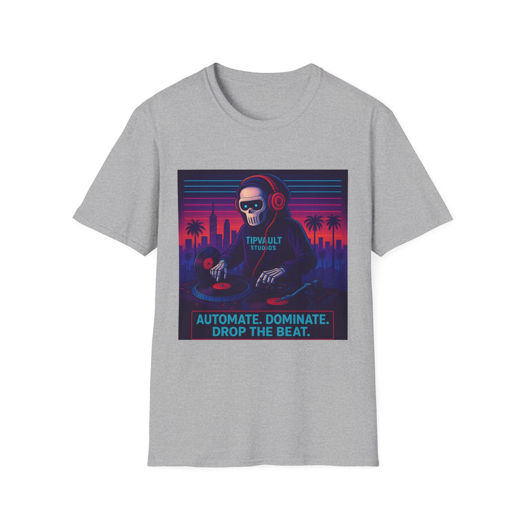 AI Hustler T-Shirt | Trendy Graphic Tee for Tech Enthusiasts | Perfect Gift for DJs, Entrepreneurs, Christmas, Birthdays