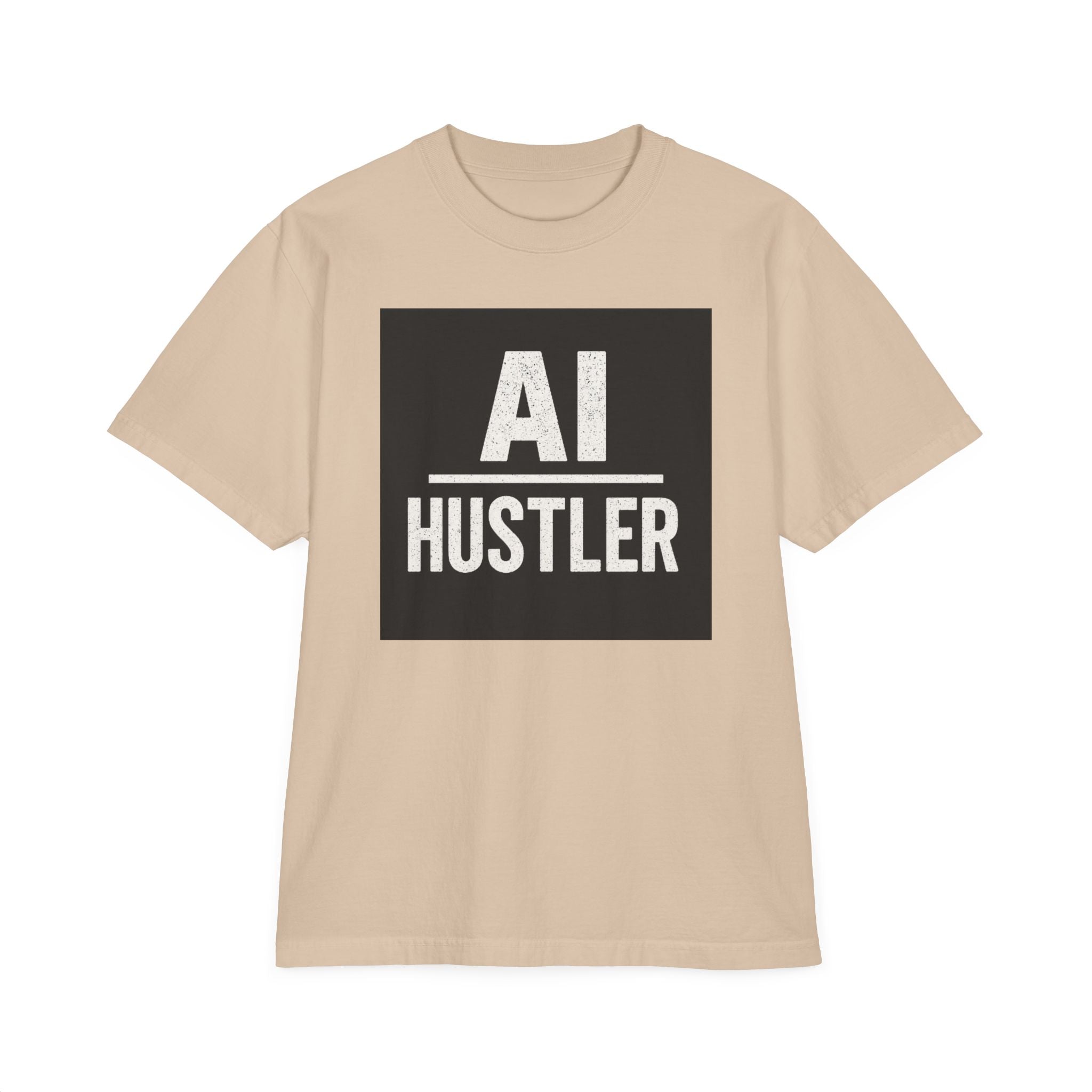 AI Hustler T-Shirt, Unisex Graphic Tee, Entrepreneur Gift, Casual Streetwear, Tech Enthusiast Apparel, Gift for Friends
