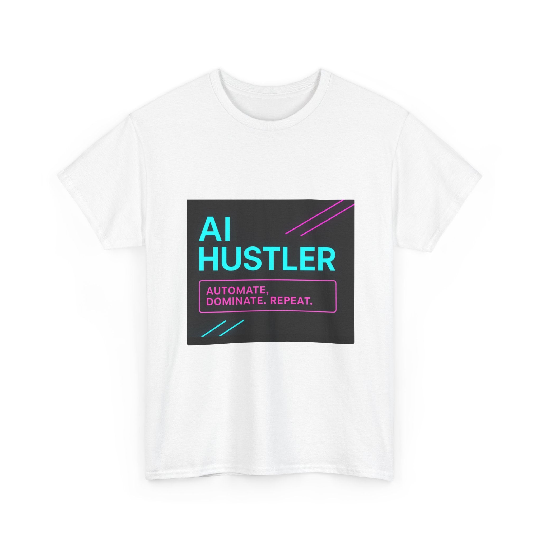 T-Shirt - 'Ai hustler' Unisex Heavy Cotton Tee