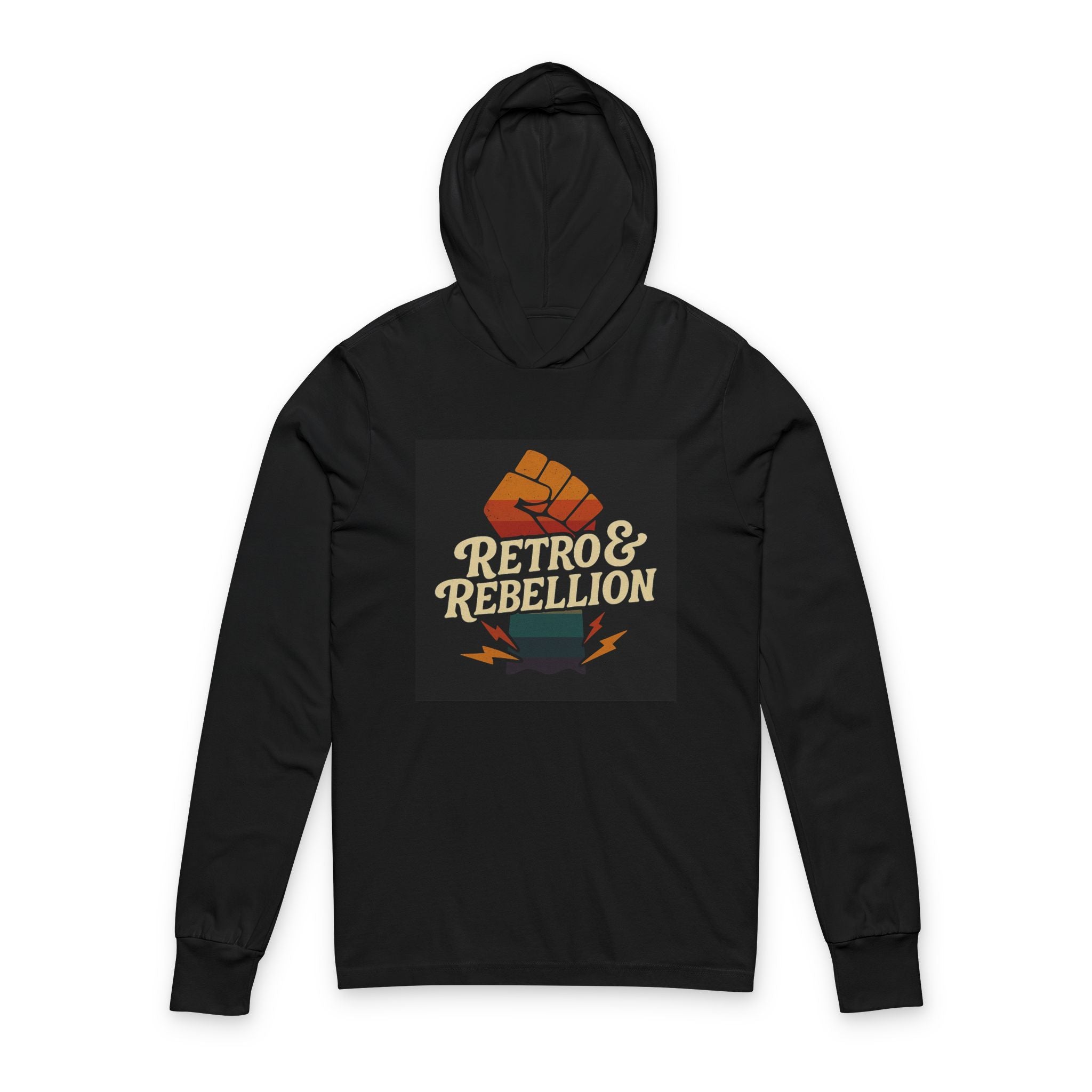Unisex Hooded Tee - Retro Rebellion Design