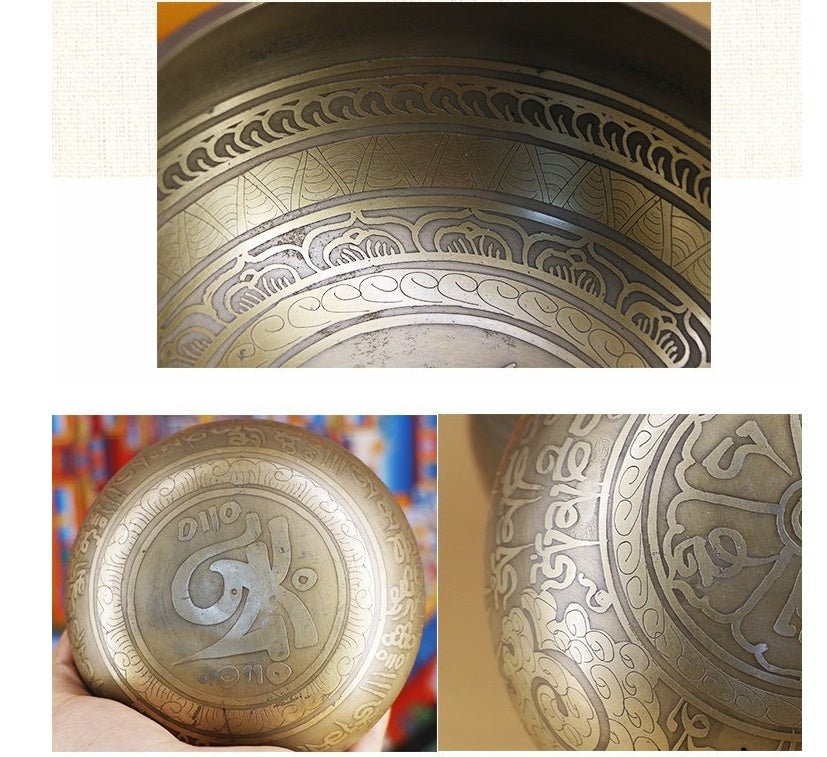 Handcrafted Tibetan Singing Bowl for Meditation & Sound Healing