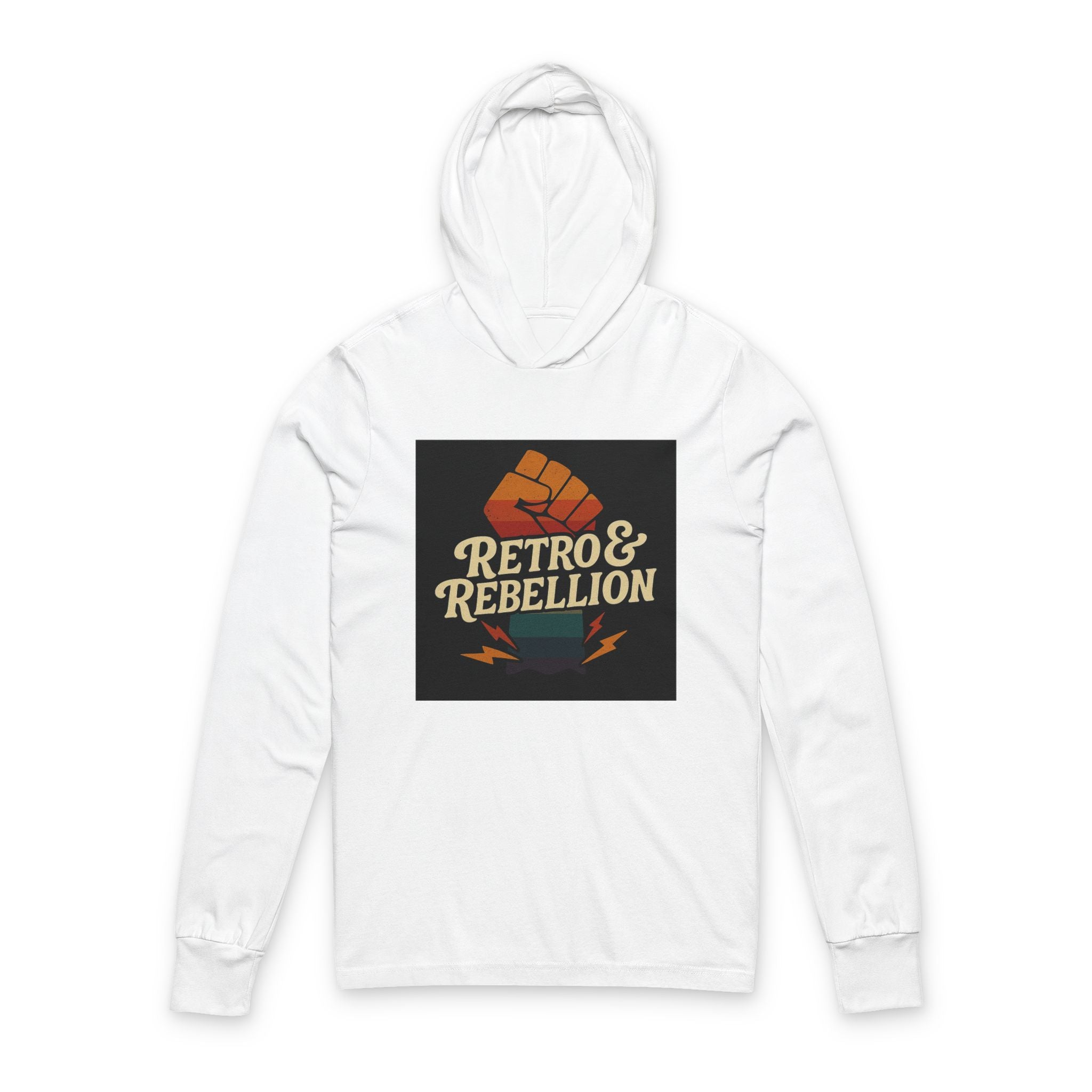 Unisex Hooded Tee - Retro Rebellion Design