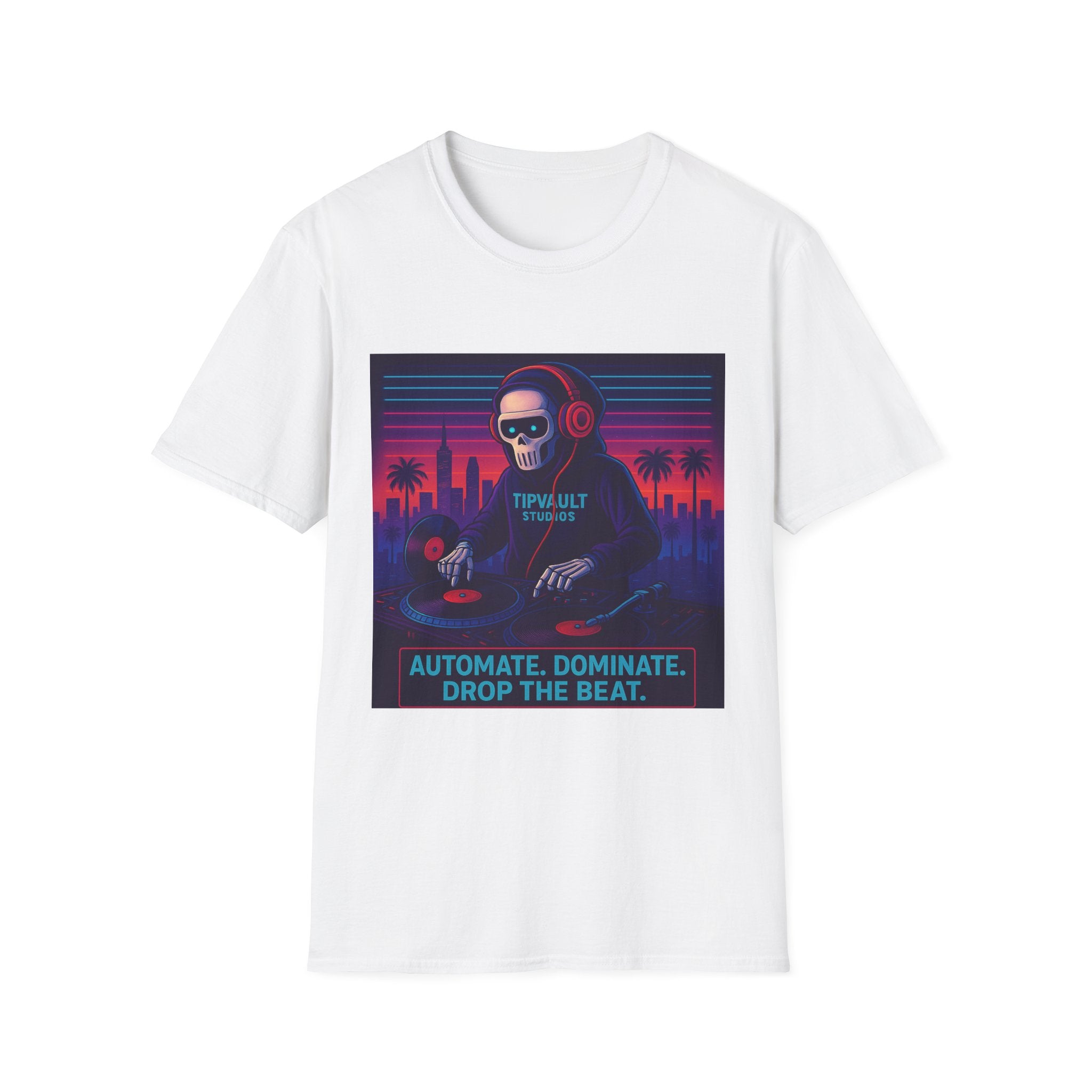 AI Hustler T-Shirt | Trendy Graphic Tee for Tech Enthusiasts | Perfect Gift for DJs, Entrepreneurs, Christmas, Birthdays