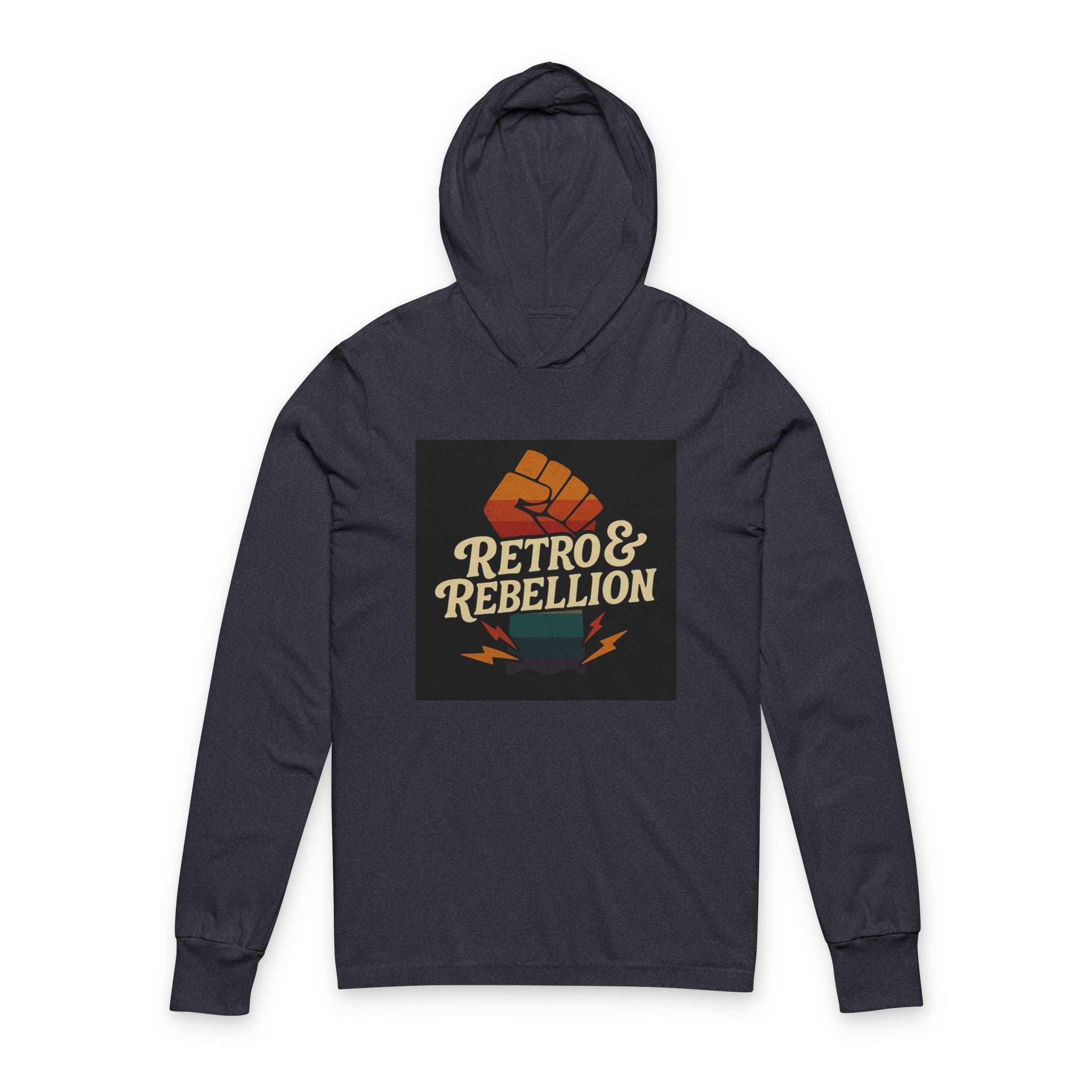 Unisex Hooded Tee - Retro Rebellion Design