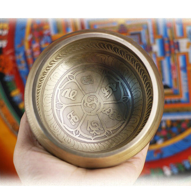 Handcrafted Tibetan Singing Bowl for Meditation & Sound Healing