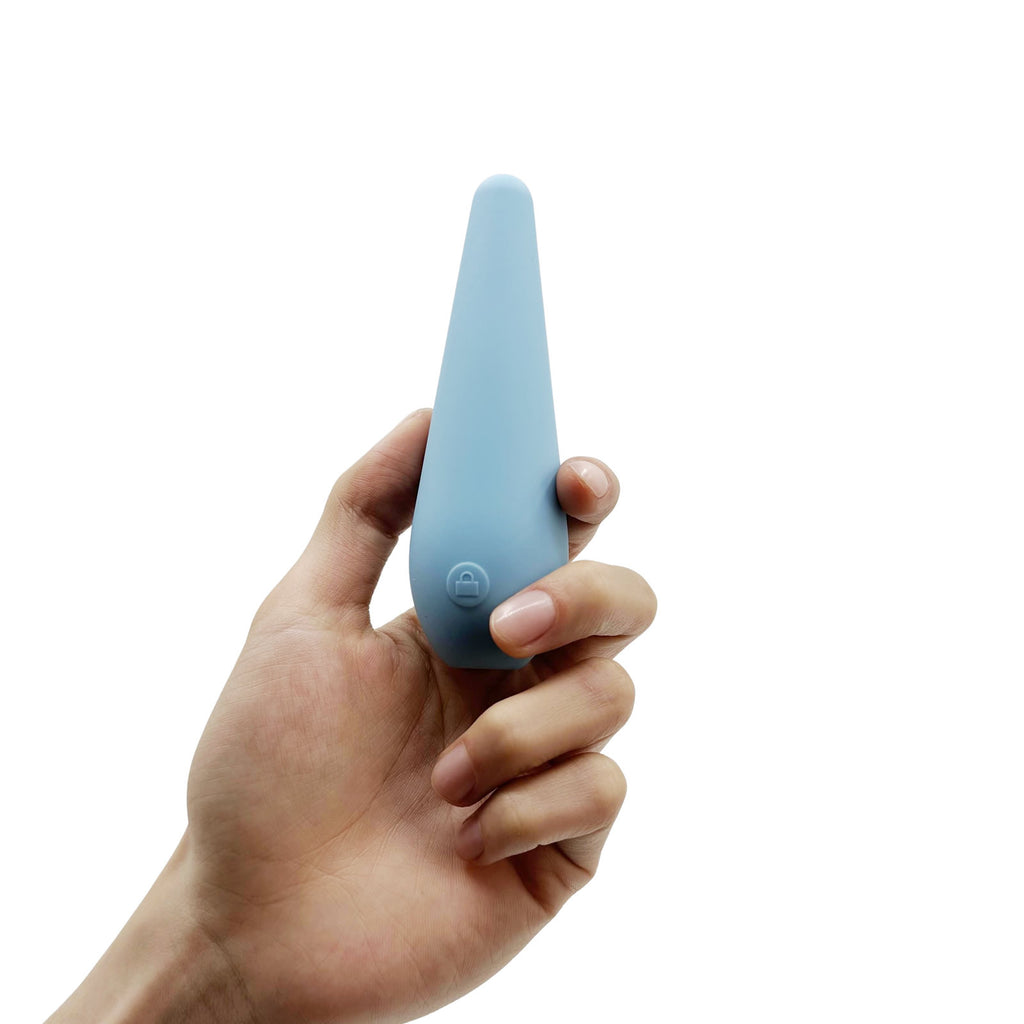 Light Blue Silicone Pleasure Wand – Soft, Quiet, Intentional Design