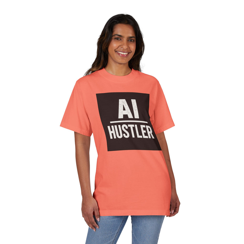 AI Hustler T-Shirt, Unisex Graphic Tee, Entrepreneur Gift, Casual Streetwear, Tech Enthusiast Apparel, Gift for Friends