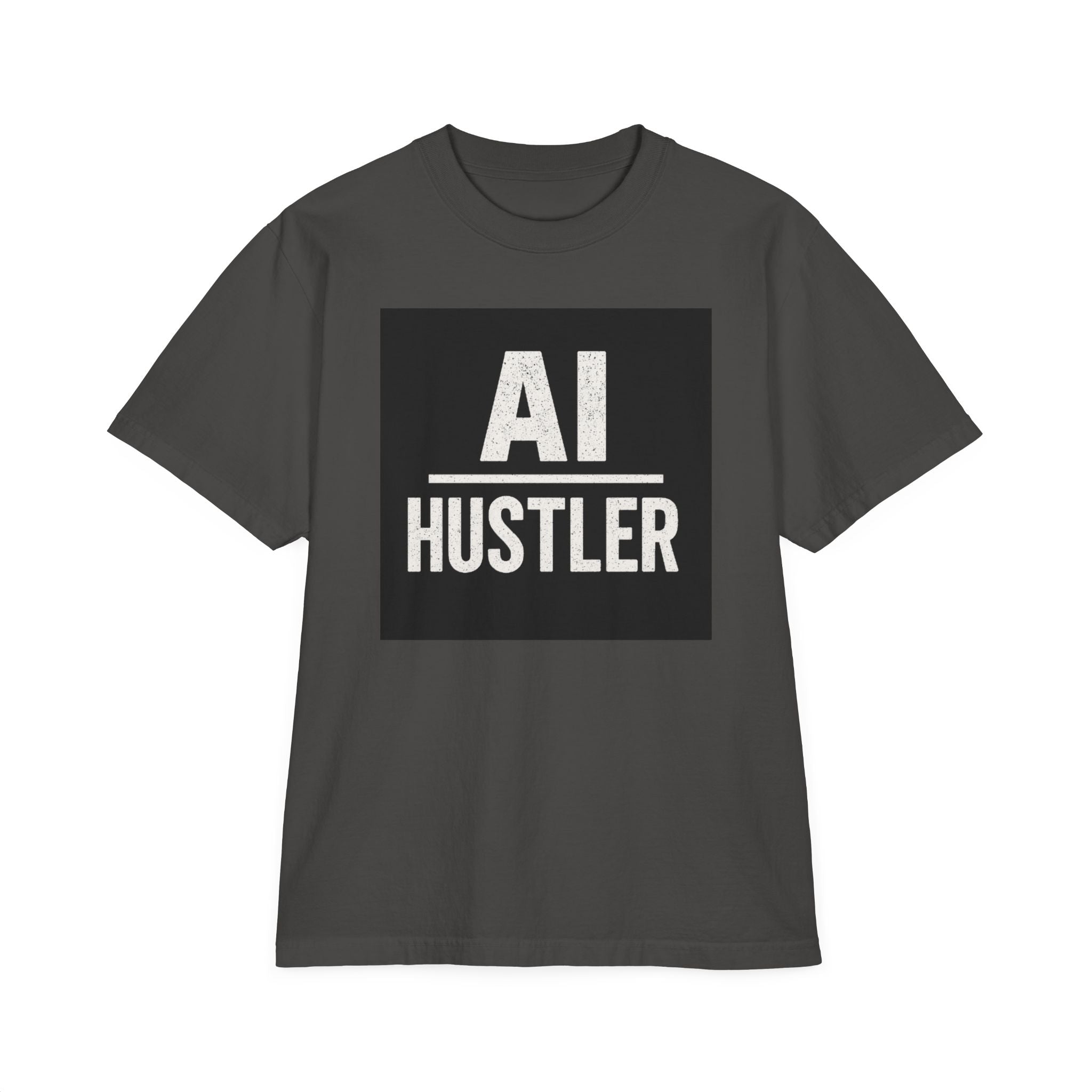 AI Hustler T-Shirt, Unisex Graphic Tee, Entrepreneur Gift, Casual Streetwear, Tech Enthusiast Apparel, Gift for Friends