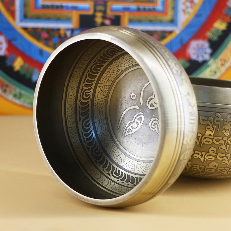 Handcrafted Tibetan Singing Bowl for Meditation & Sound Healing