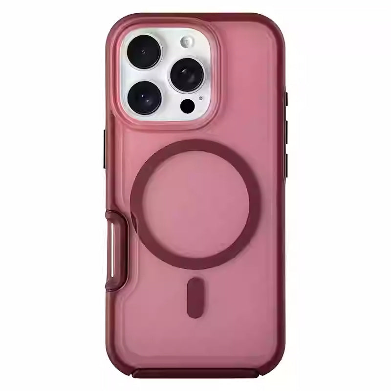 High-grade Matte Simple All-inclusive Anti-fall Skin Feeling Magnetic Phone Case