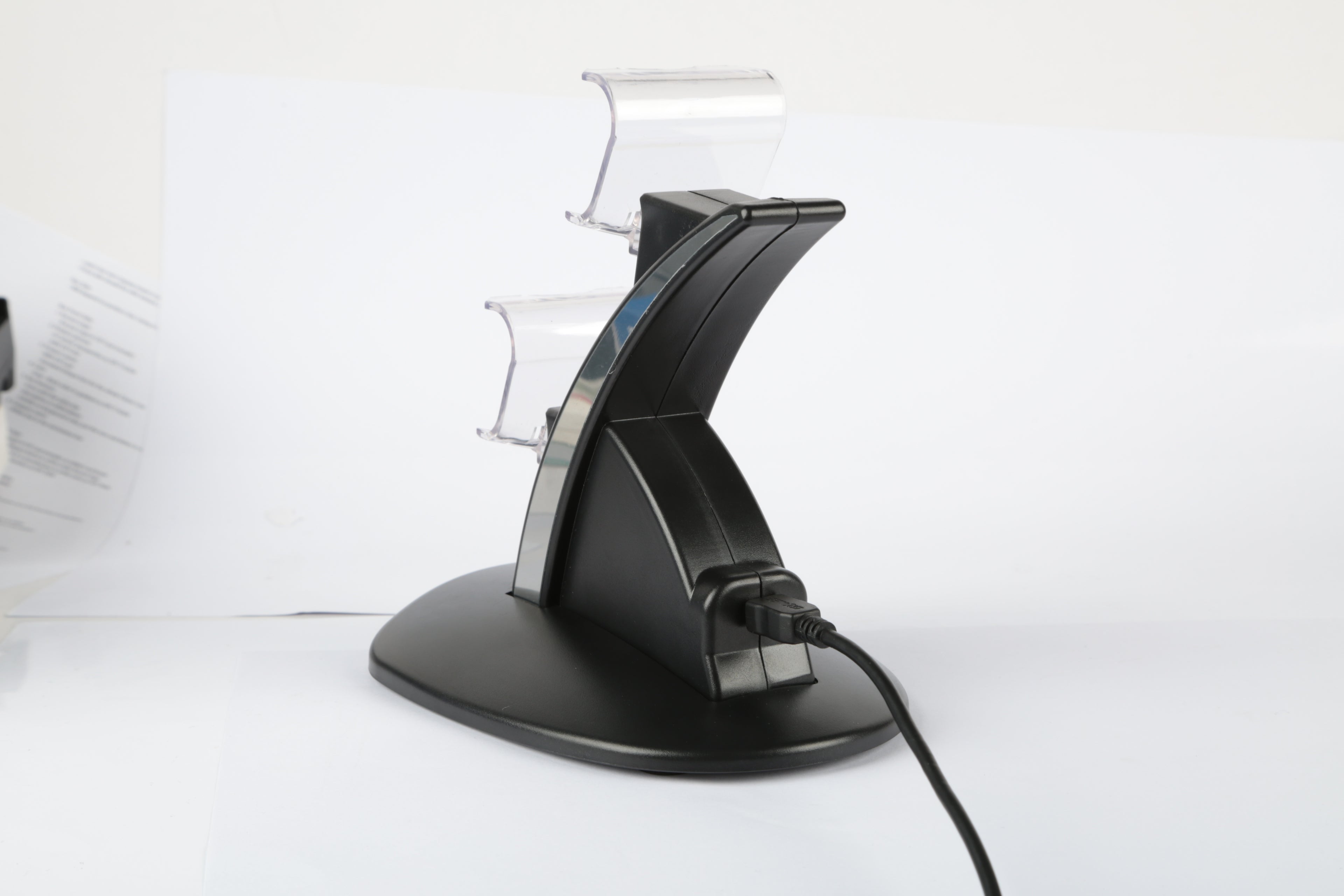 Charging Dock Station Dual Micro USB Charger Stand For PS4 Pro-PS4 Slim Gamepad Controller Handle Charging Station With Blue Indicator Game Lovers