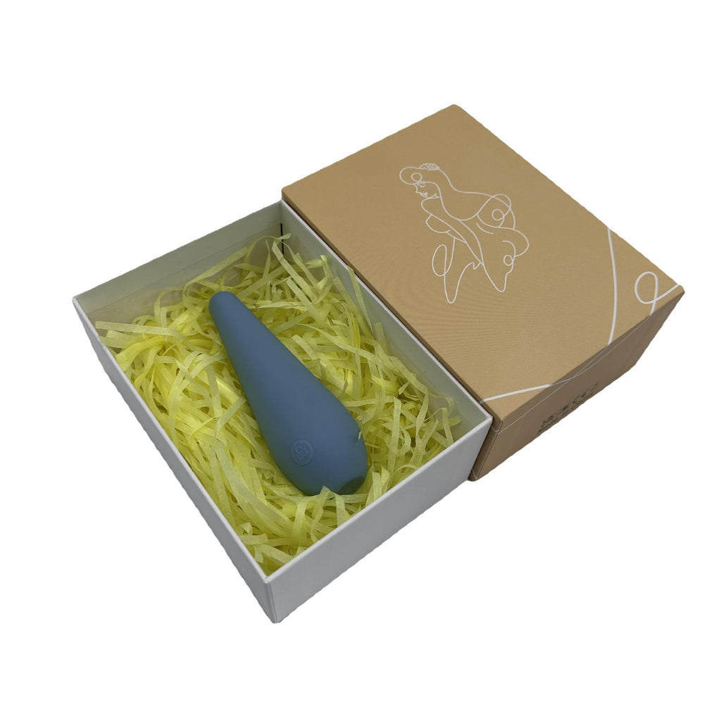 Light Blue Silicone Pleasure Wand – Soft, Quiet, Intentional Design