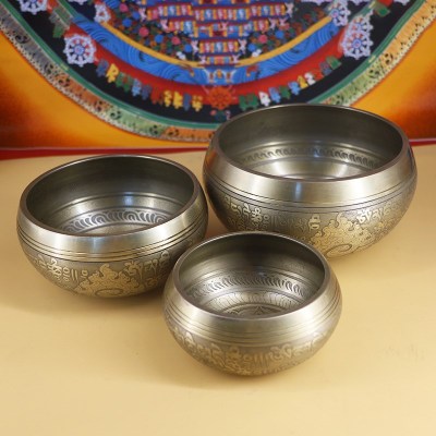 Handcrafted Tibetan Singing Bowl for Meditation & Sound Healing