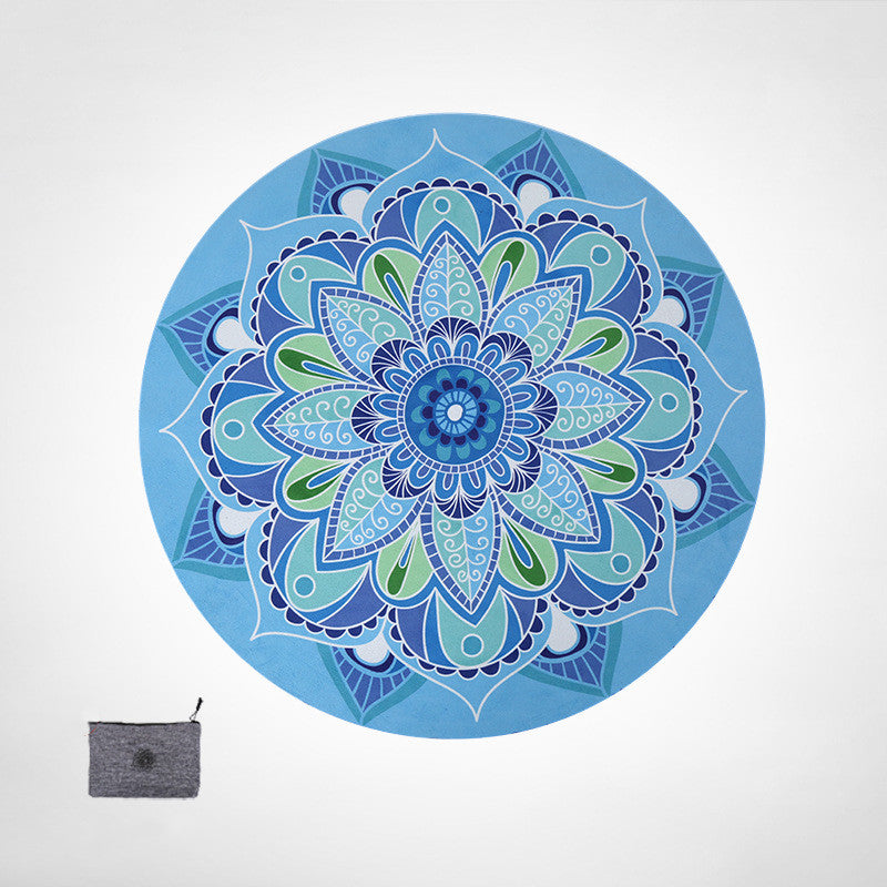 Round Meditation Mat for Mindfulness, Yoga & Floor Seating