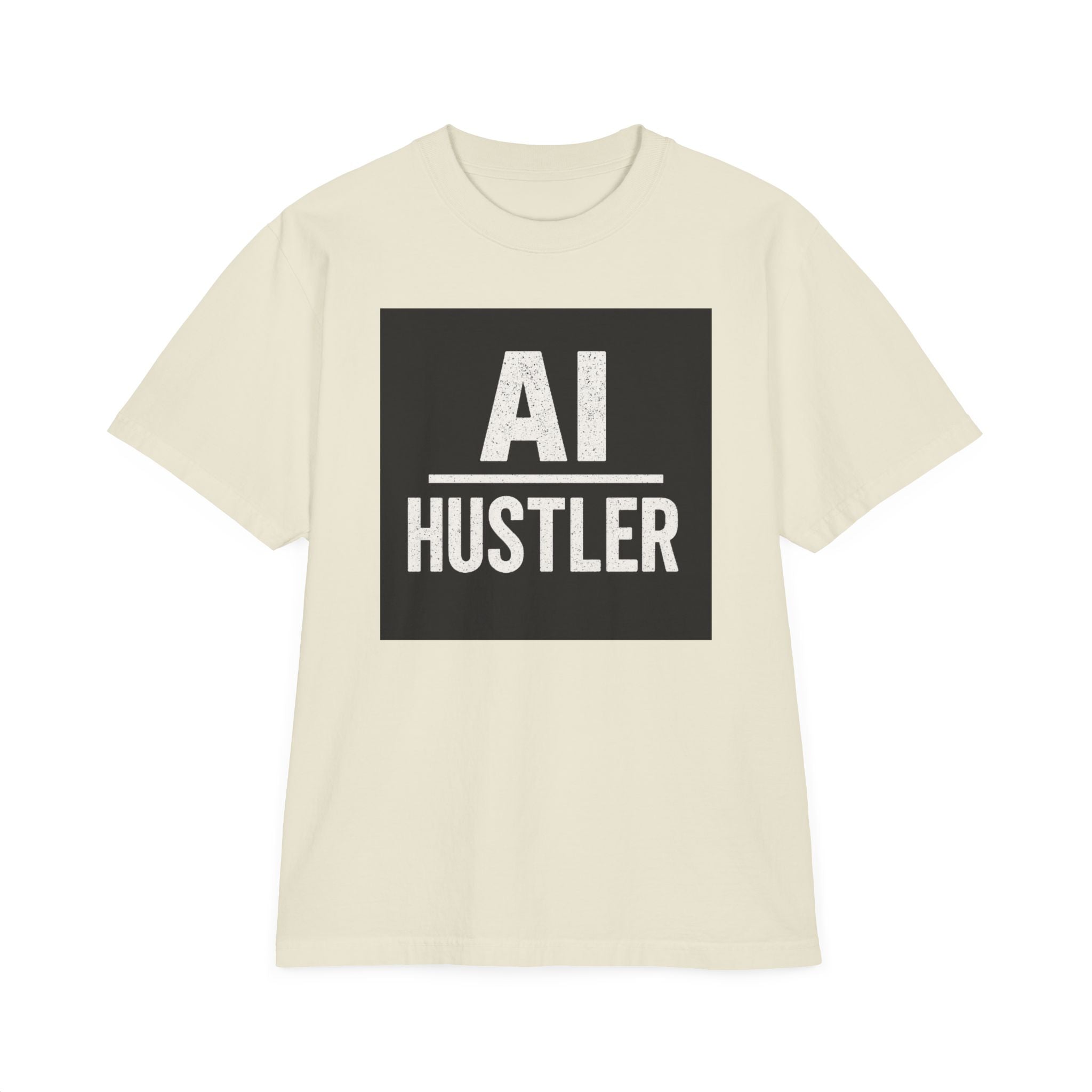 AI Hustler T-Shirt, Unisex Graphic Tee, Entrepreneur Gift, Casual Streetwear, Tech Enthusiast Apparel, Gift for Friends
