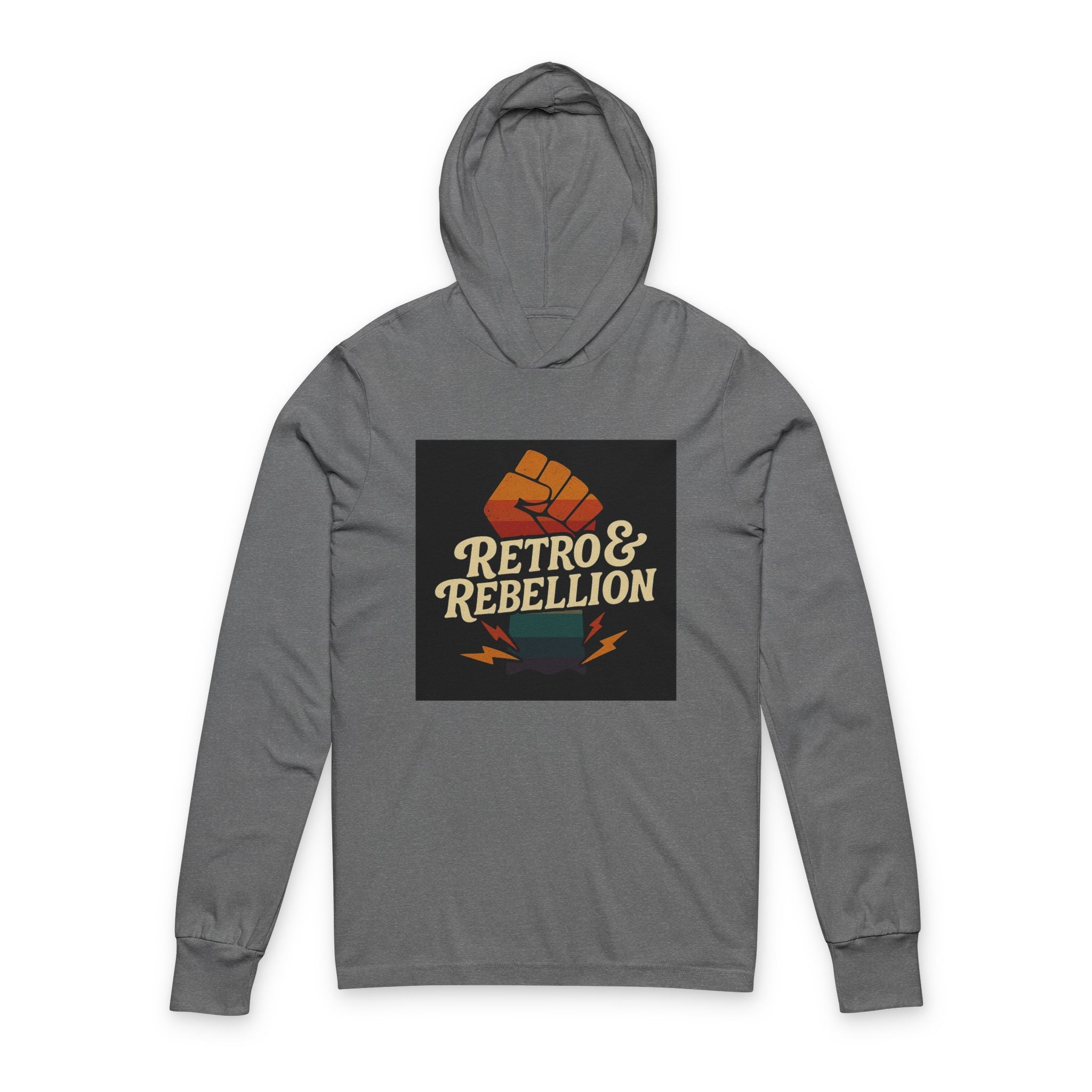Unisex Hooded Tee - Retro Rebellion Design