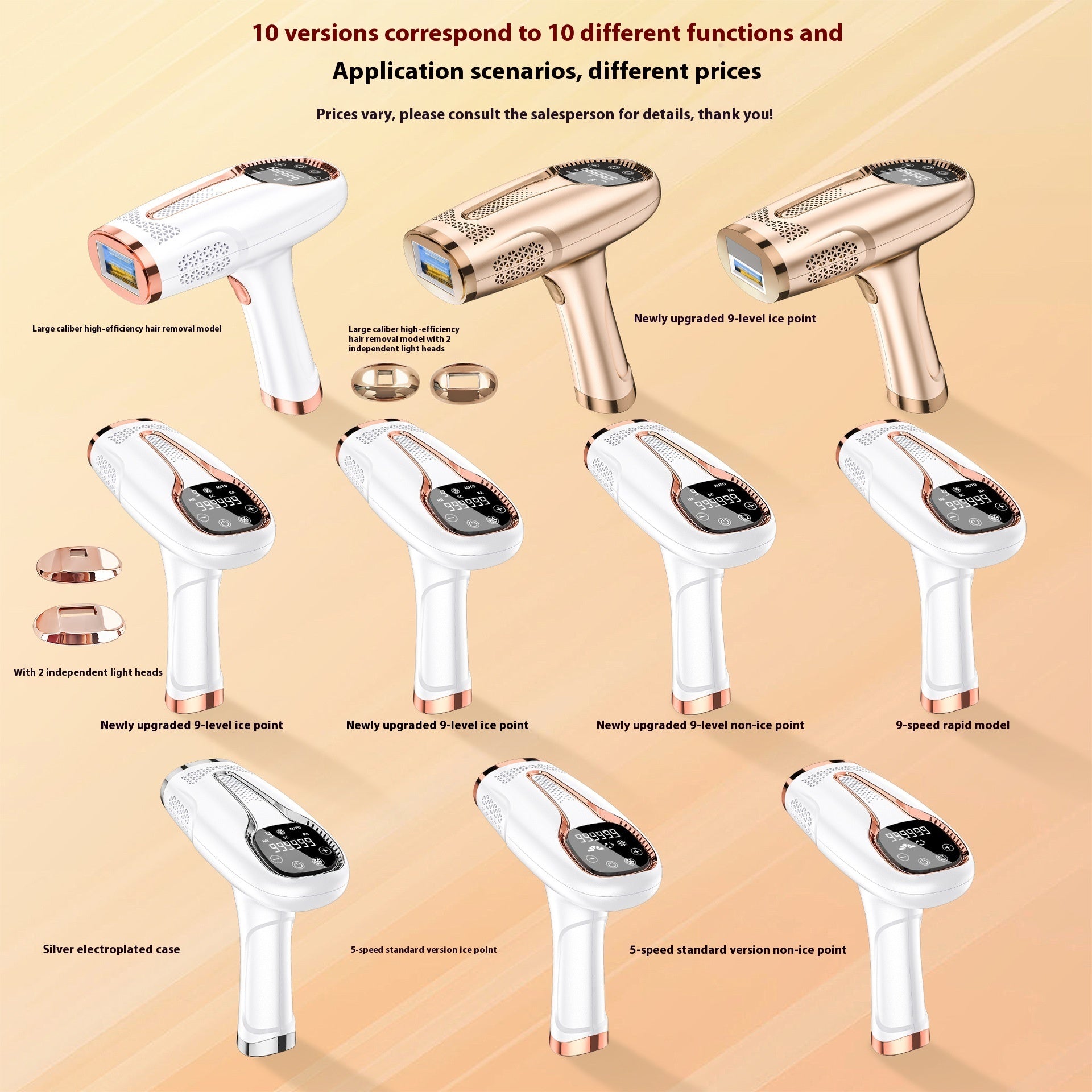 Handheld Electric Portable Photon Rejuvenation Whole Body Painless