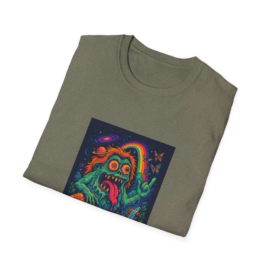 Stay Weird Unisex Softstyle T-Shirt, Fun Graphic Tee for Creatives, Quirky Gift for Weirdos, Great for Festivals, Everyday Comfort Wear