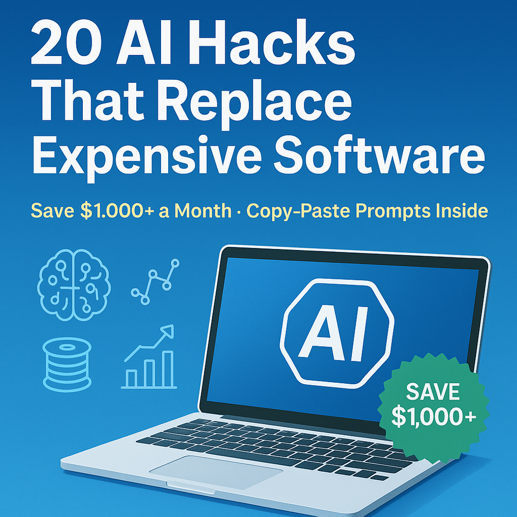 20 AI Hacks That Replace Expensive Software