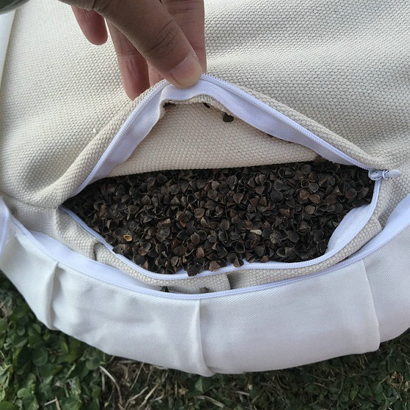 Organic Cotton Meditation Cushion for Yoga & Mindfulness